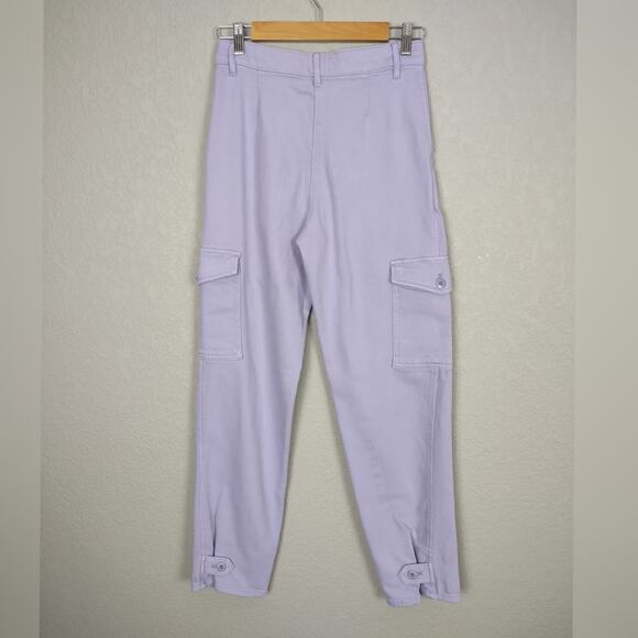 Aritzia Wilfred Free Modern Cargo Purple Pants Size 2 - Picture 2 of 16